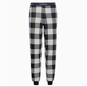Calvin Klein Cotton Lounge Buffalo Plaid Joggers